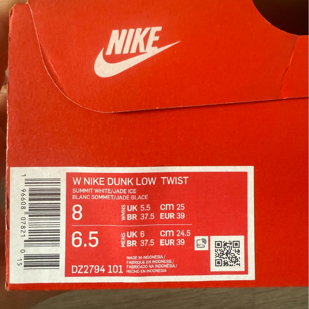 Nike Dunk Women's Fresh Jade Ice Tiffany Blue Sneakers size 8 (6.5M) - Picture 11 of 11